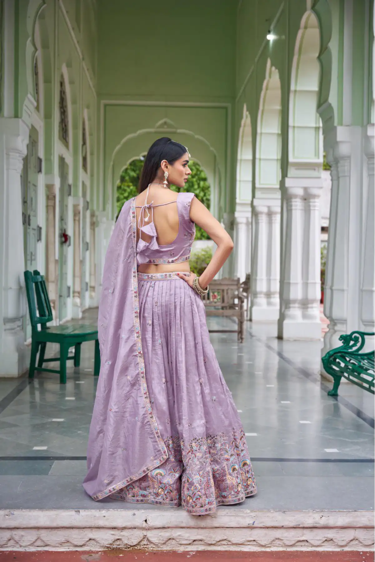 Aarohi Embroidery Lehenga