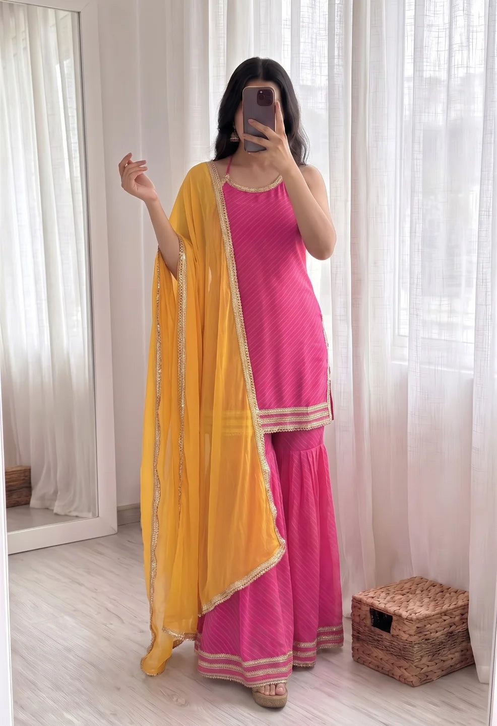 Leheriya Sharara Set