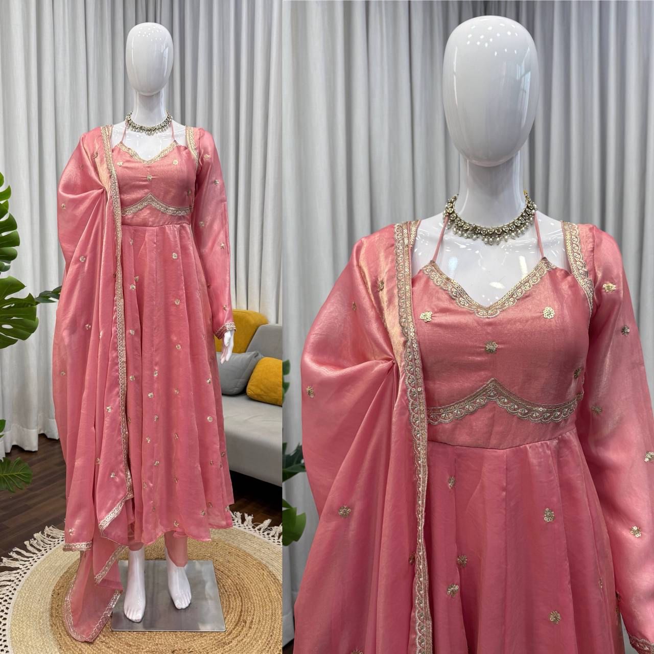 Aarohi Pink Anarkali