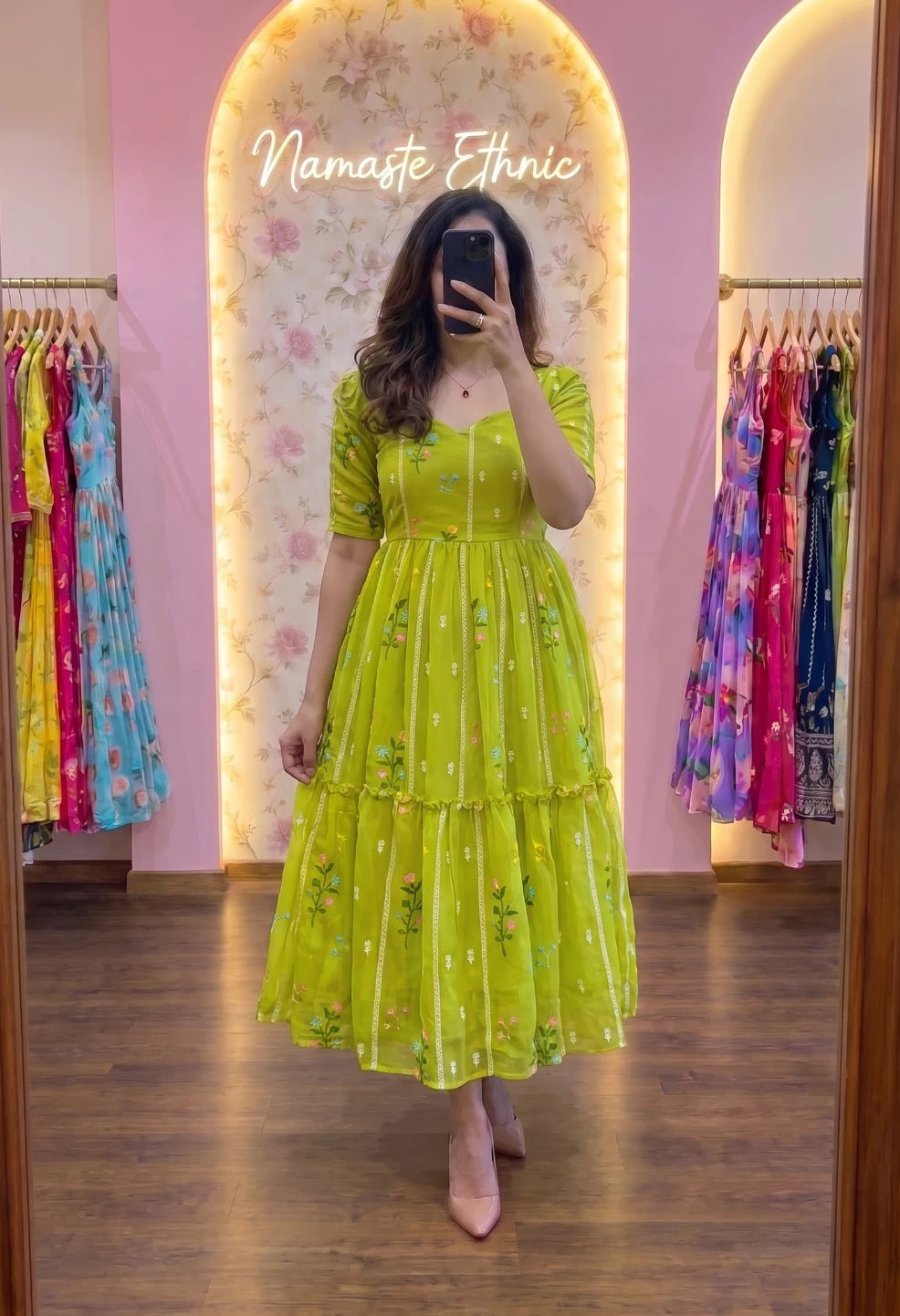 Yamini Neon Maxi