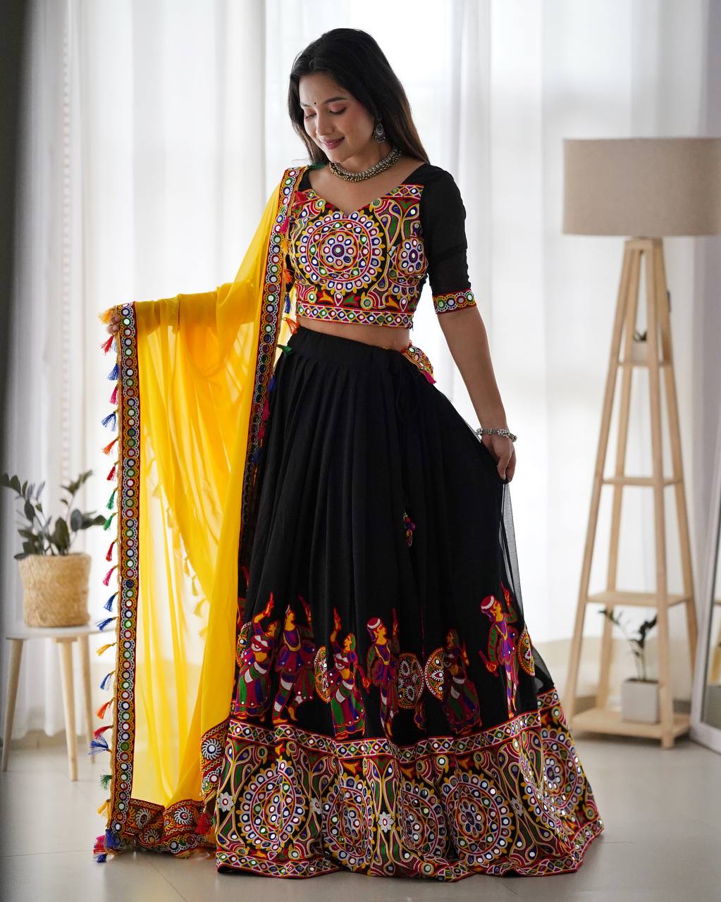 Navratri Special Stitched Lehenga Choli