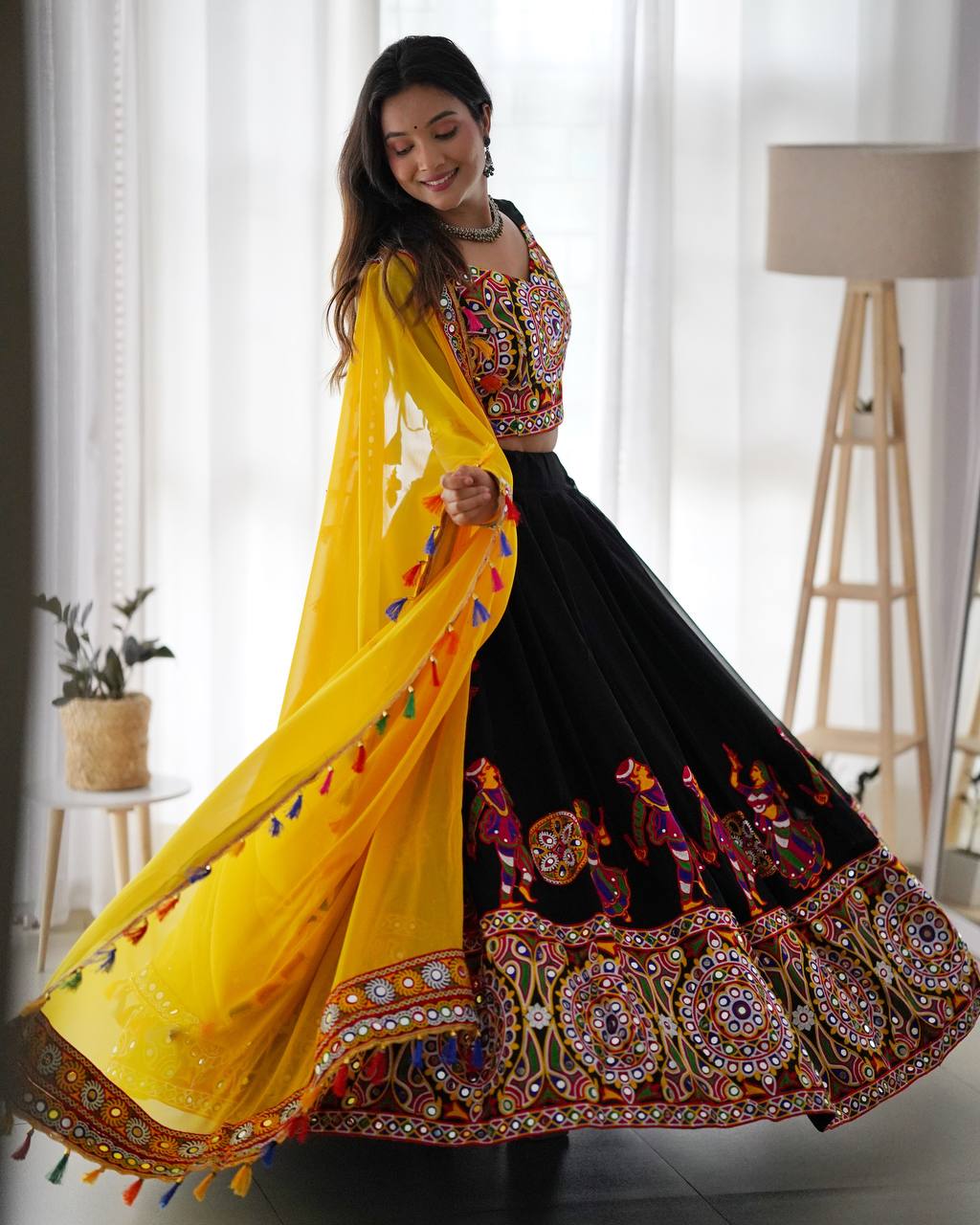 Navratri Special Stitched Lehenga Choli