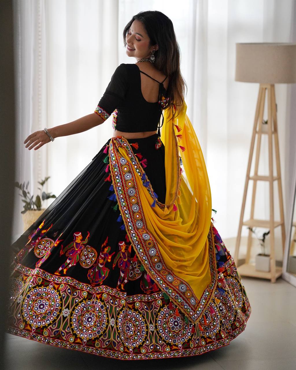 Navratri Special Stitched Lehenga Choli