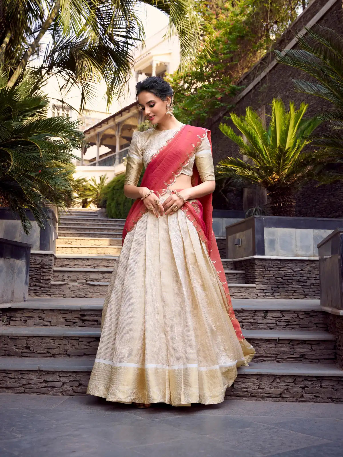 Aaradhya Zari Lehenga Set
