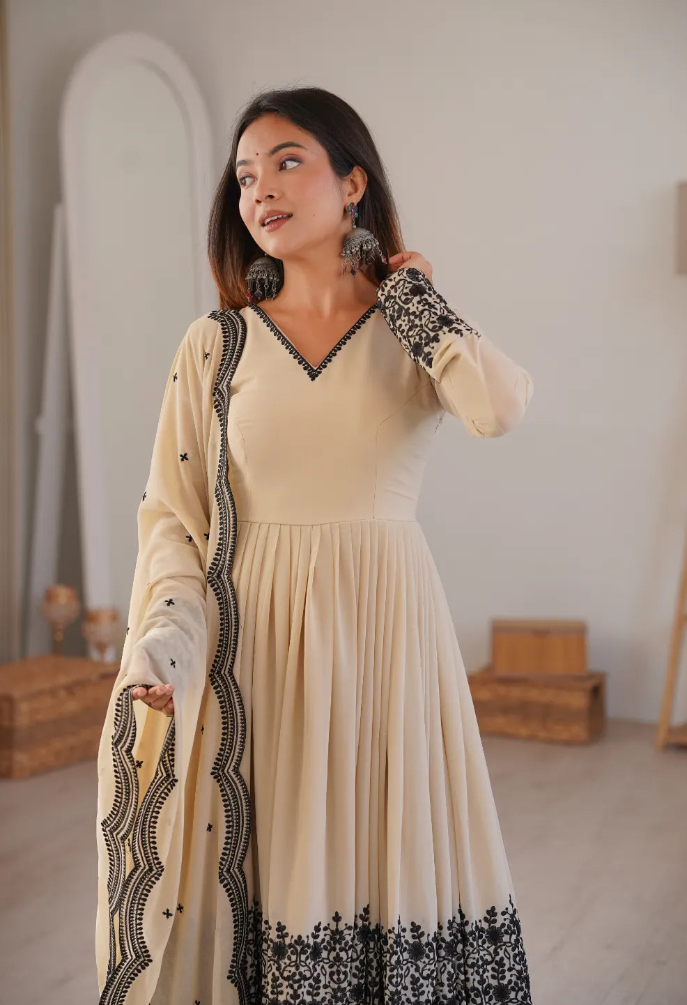 Arti Embroidery Sharara Set