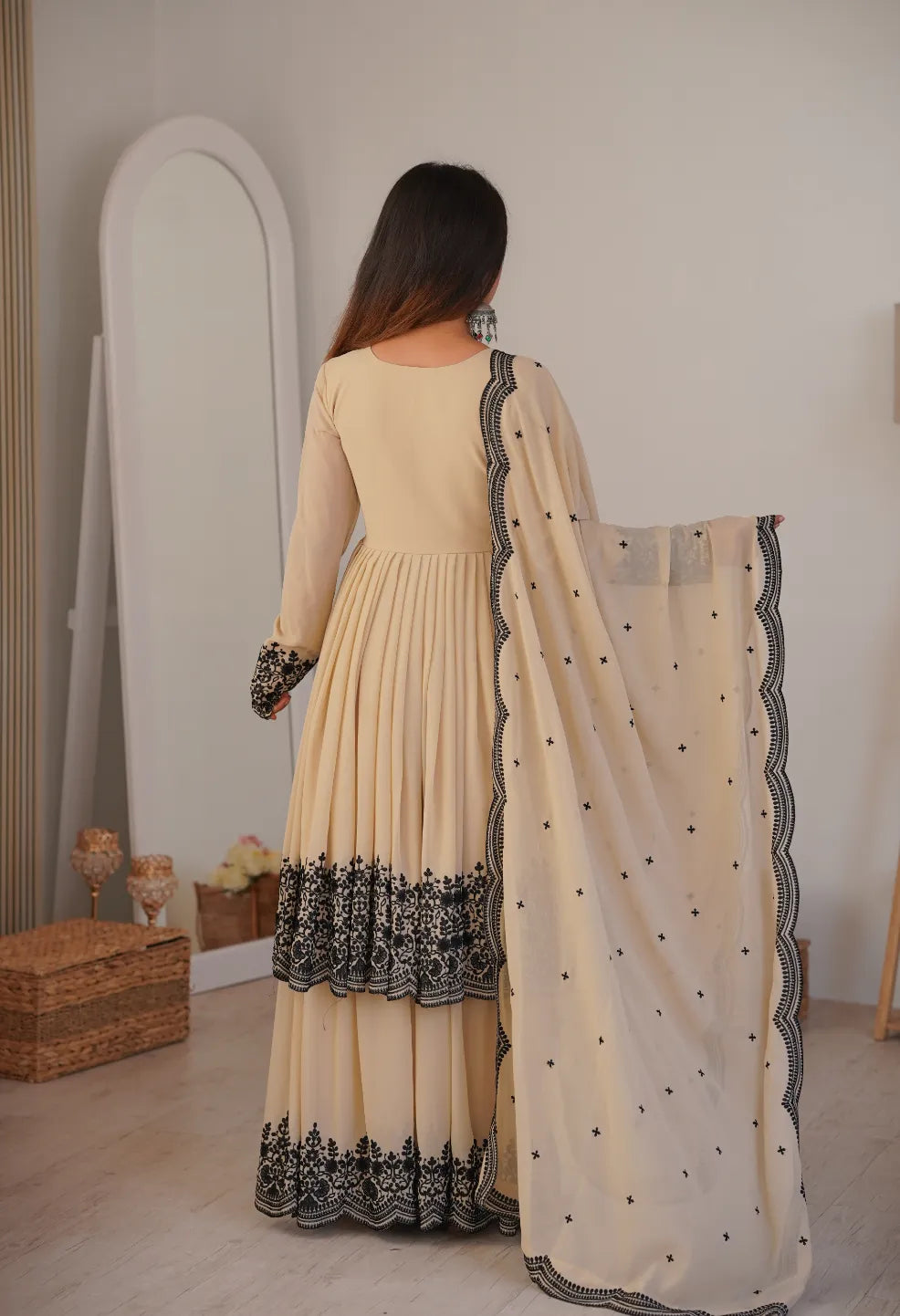 Arti Embroidery Sharara Set