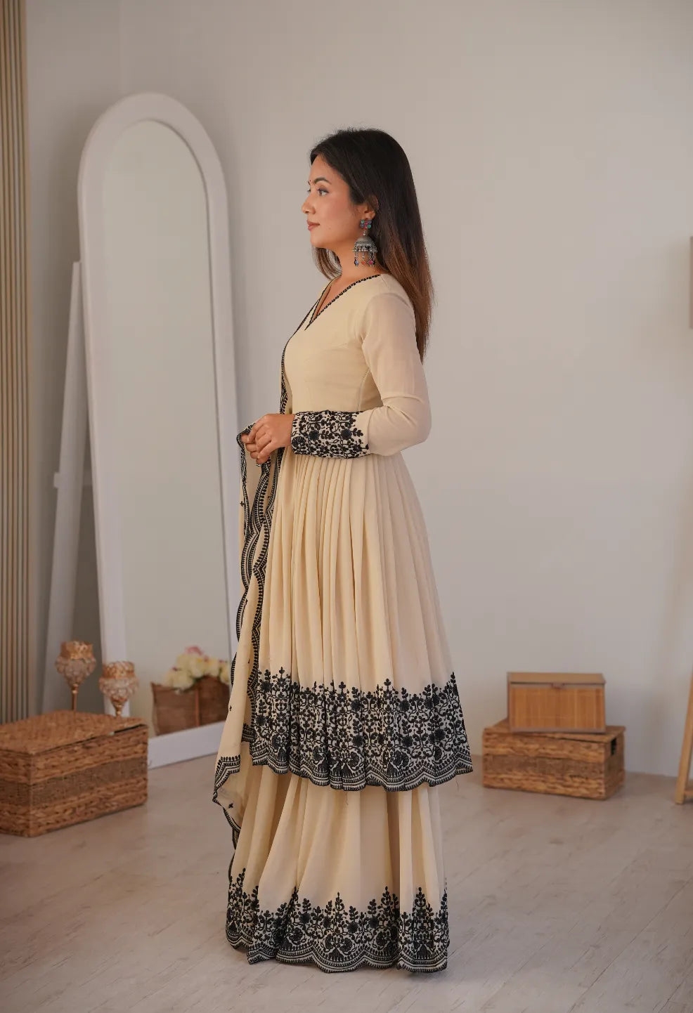 Arti Embroidery Sharara Set