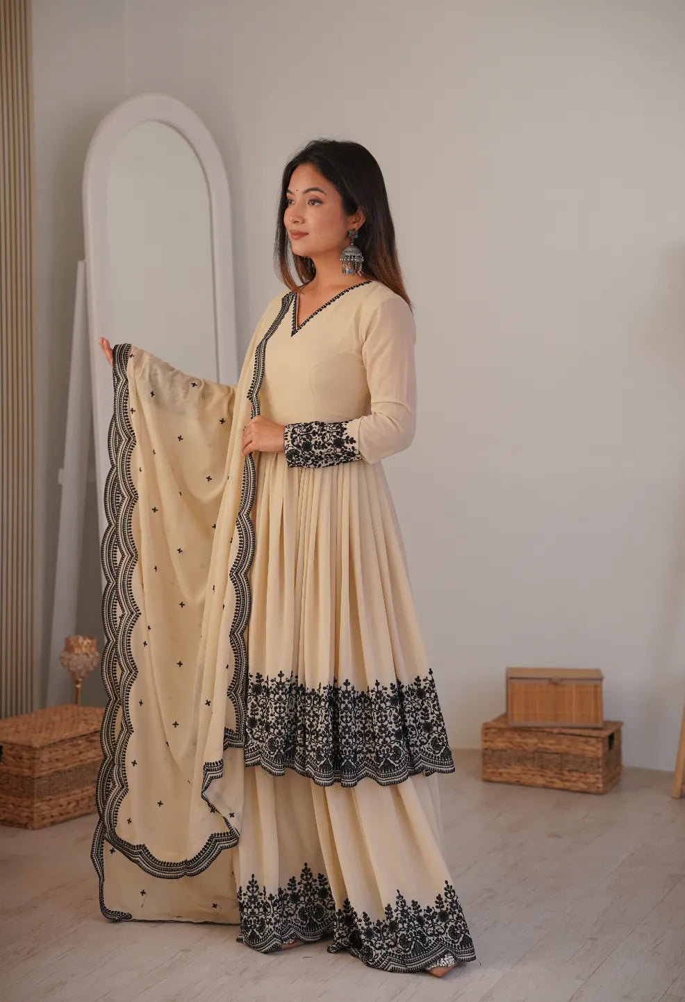 Arti Embroidery Sharara Set