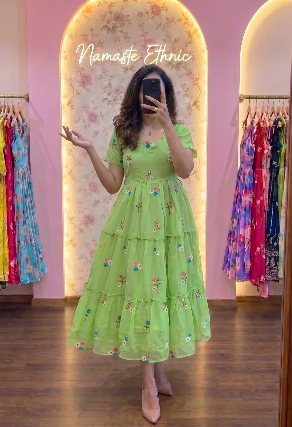 Blush Mint Green
