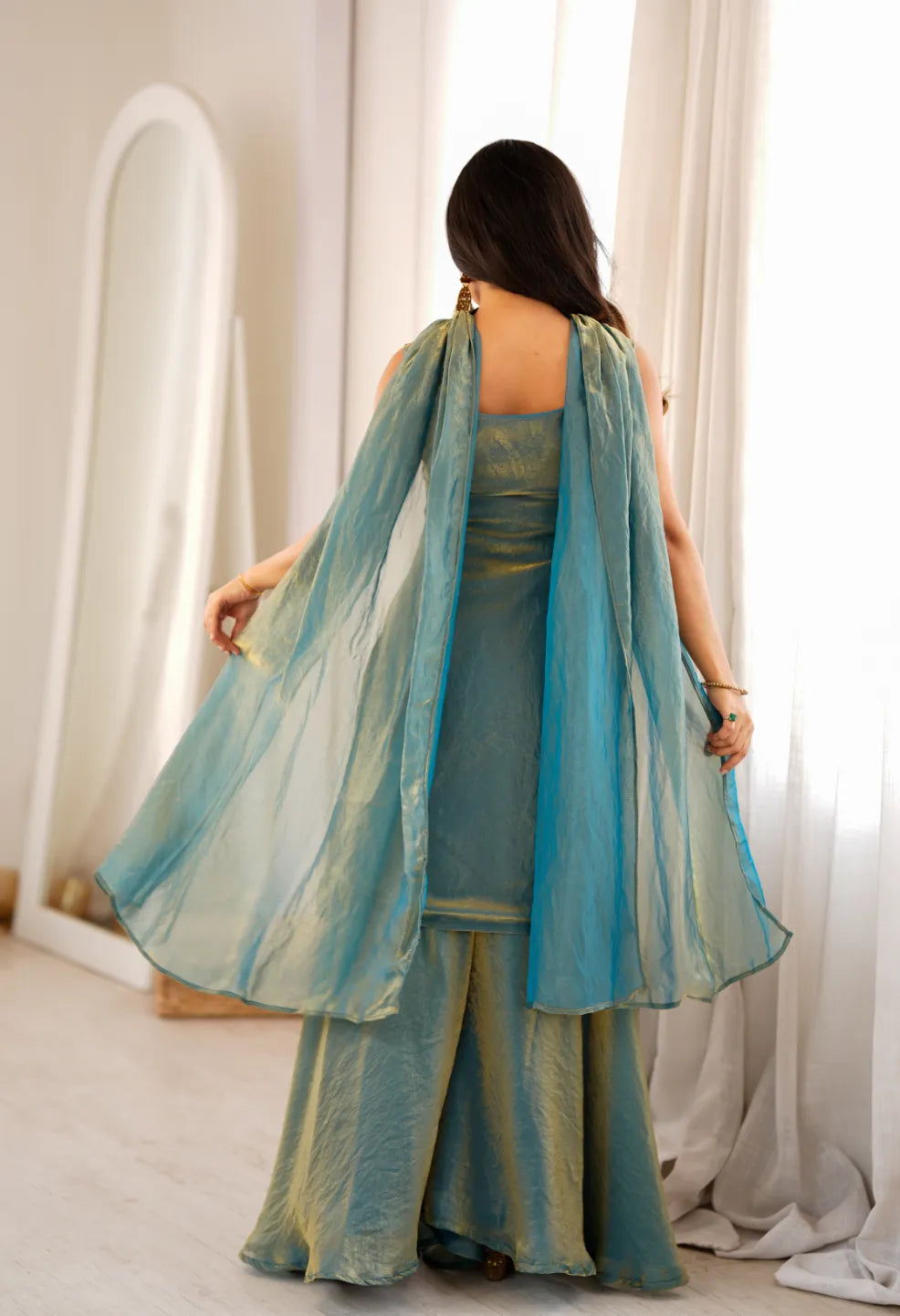 Fendy Silk Sharara Set