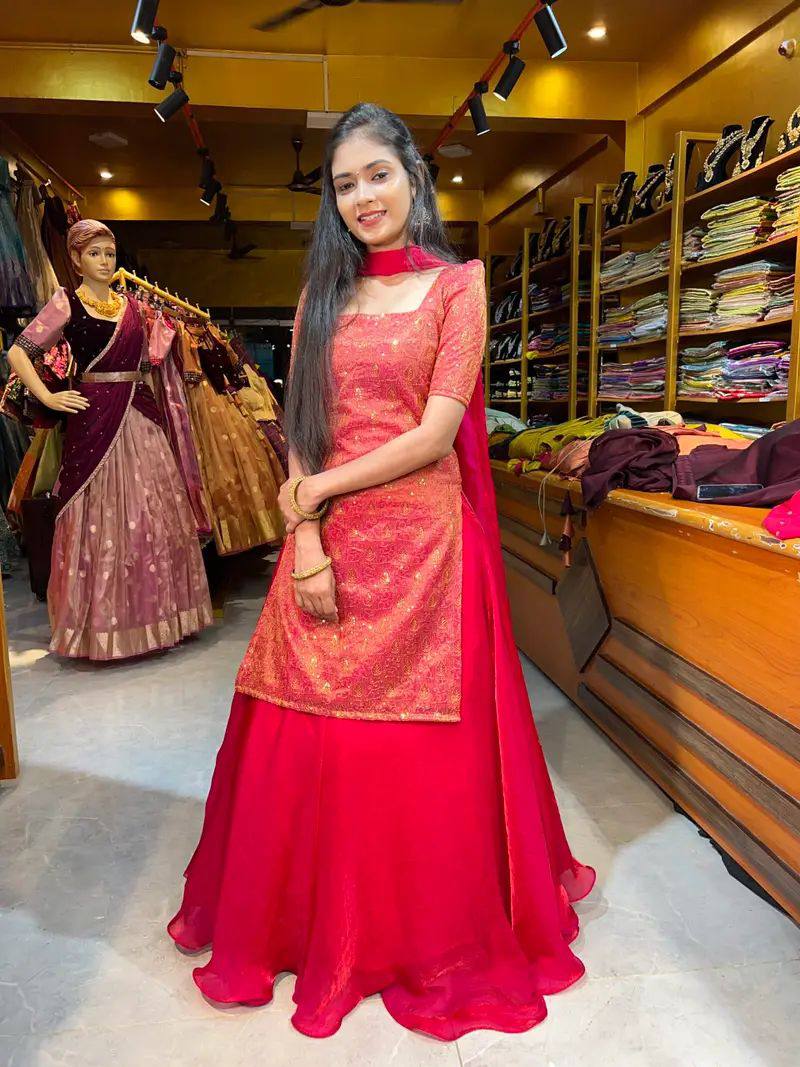 Kumkum 3 in 1 Lehenga