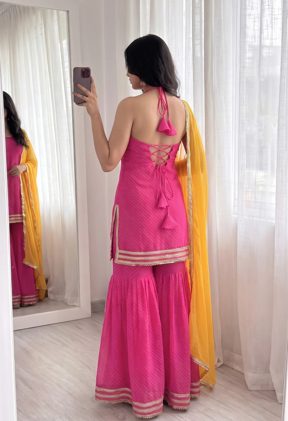 Leheriya Sharara Set