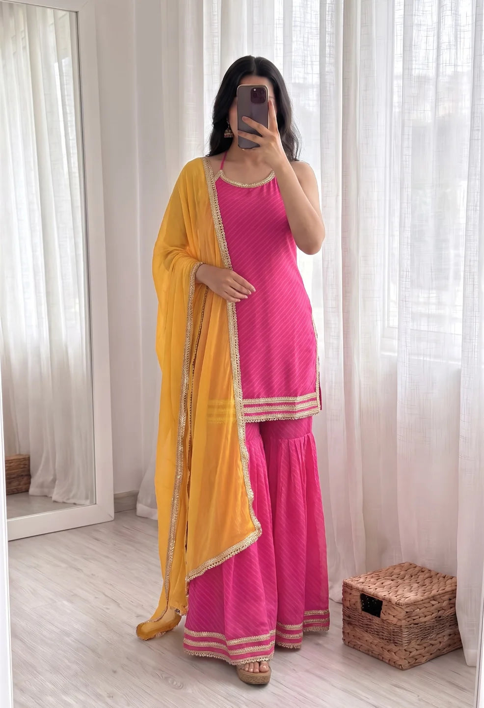 Leheriya Sharara Set
