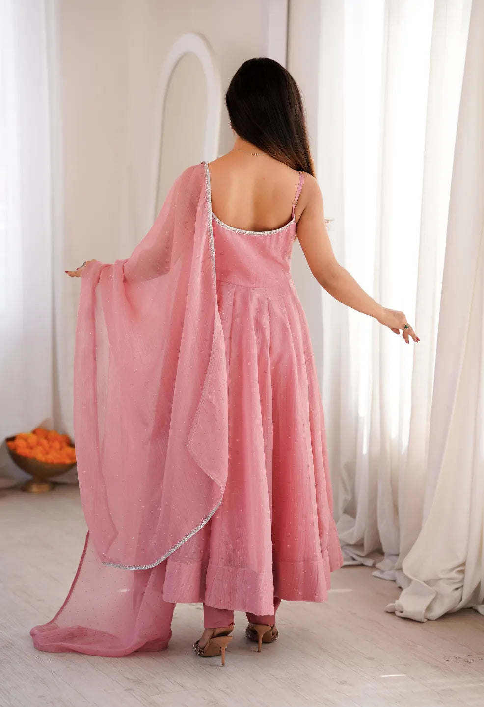 Pastel Anarkali set
