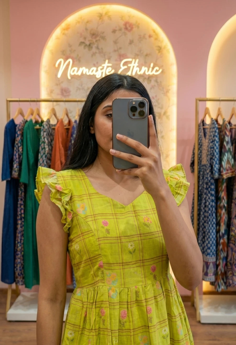 Plaid Maxi Green