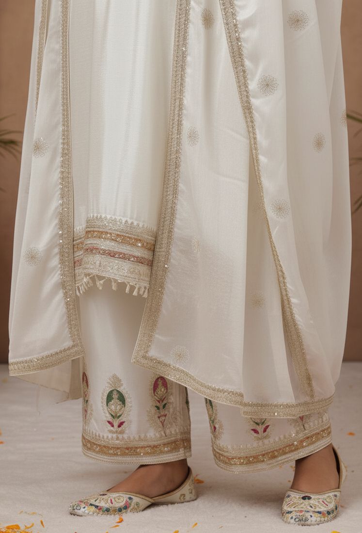 Pallavi Palazzo with Dupatta Set