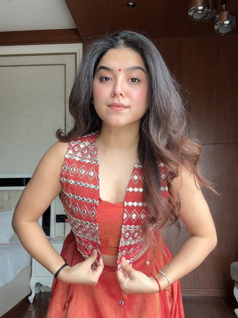 Neha Lehenga with Koti