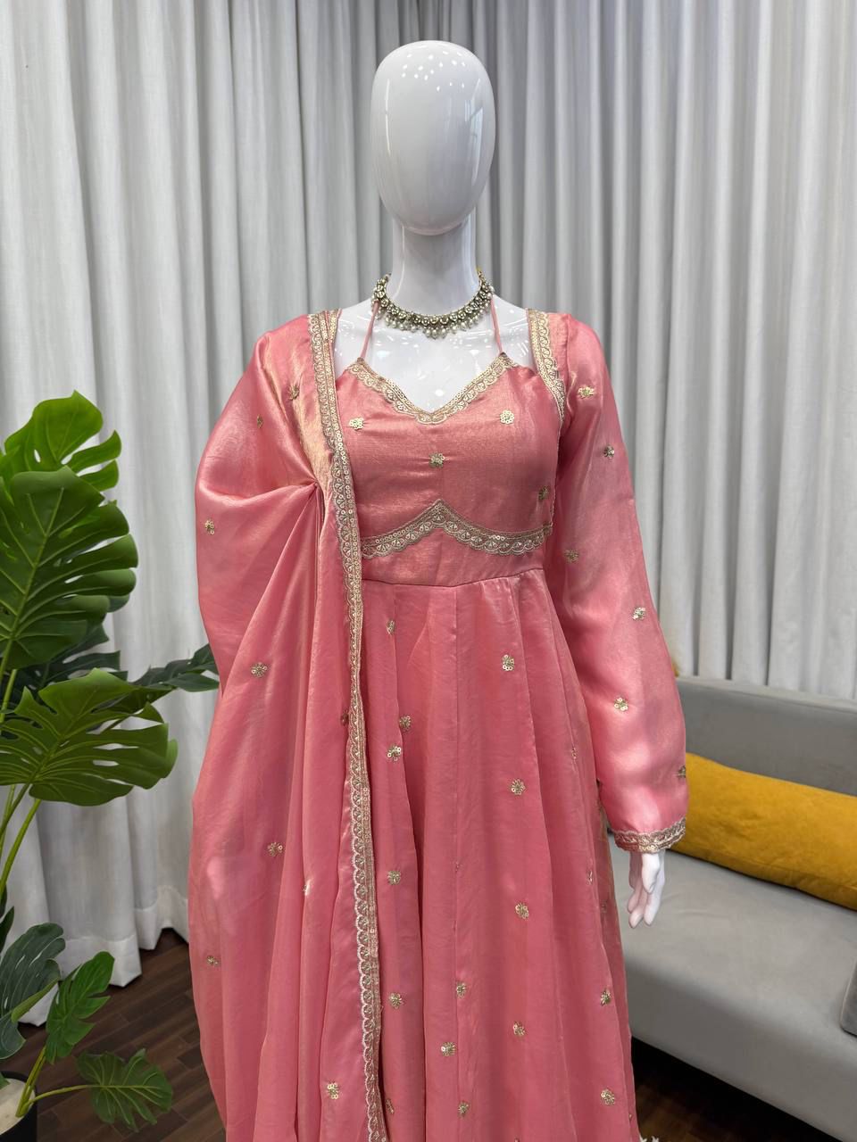 Aarohi Pink Anarkali