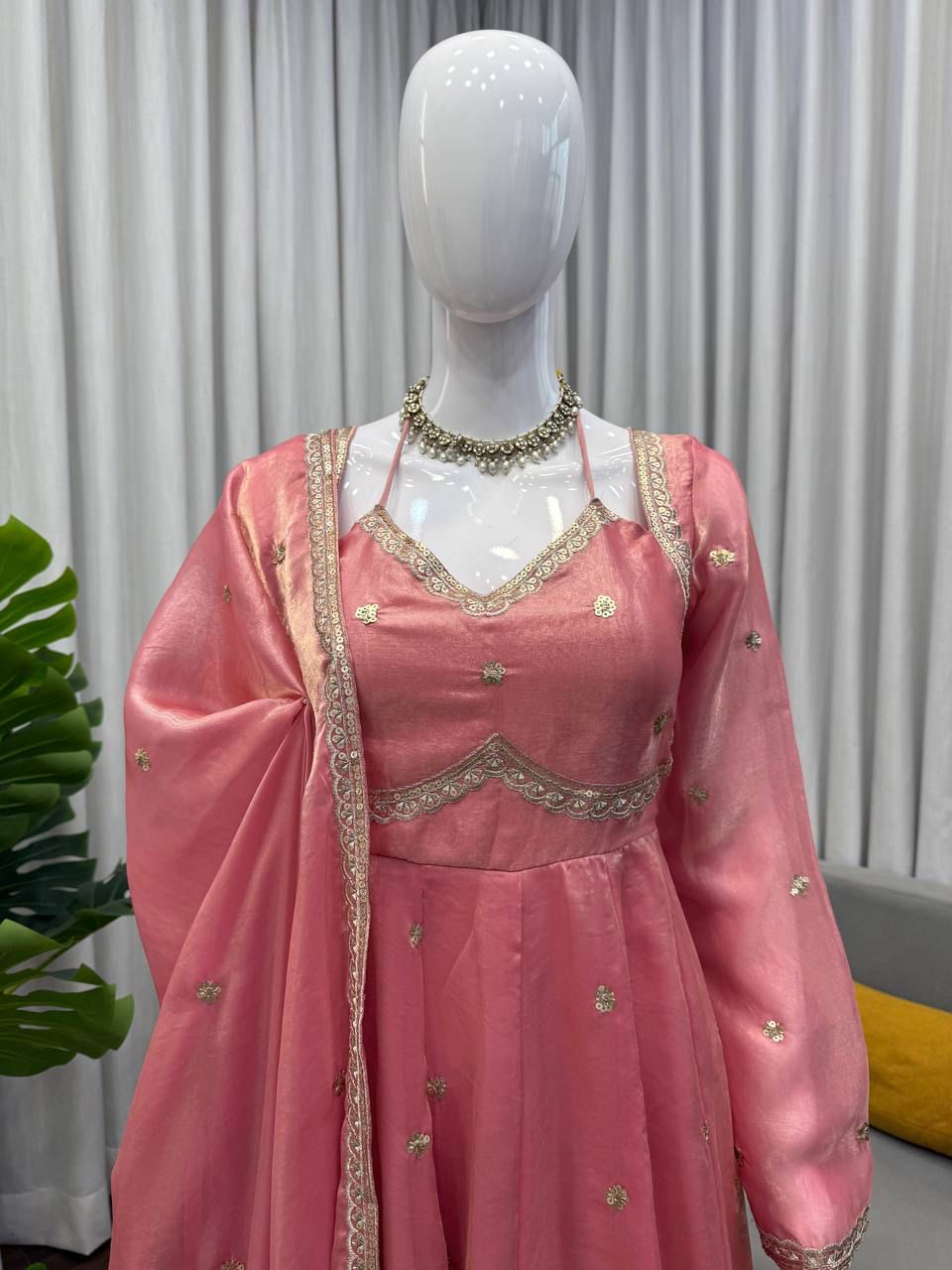Aarohi Pink Anarkali