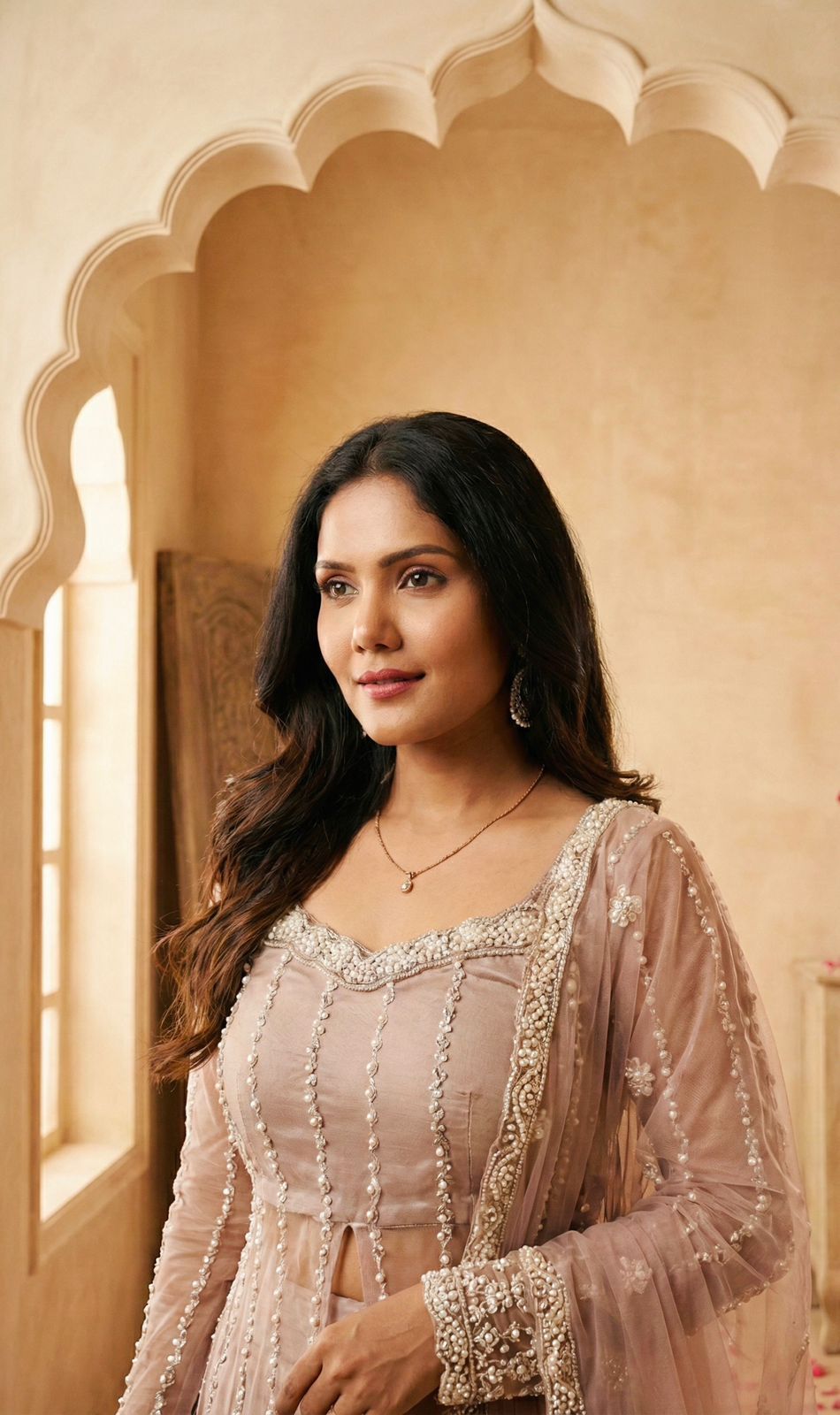 Zeenat Pearl Lehenga