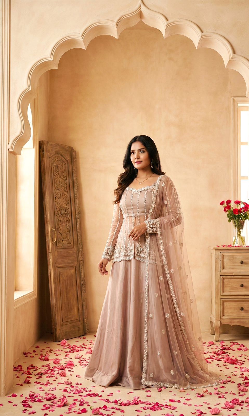 Zeenat Pearl Lehenga