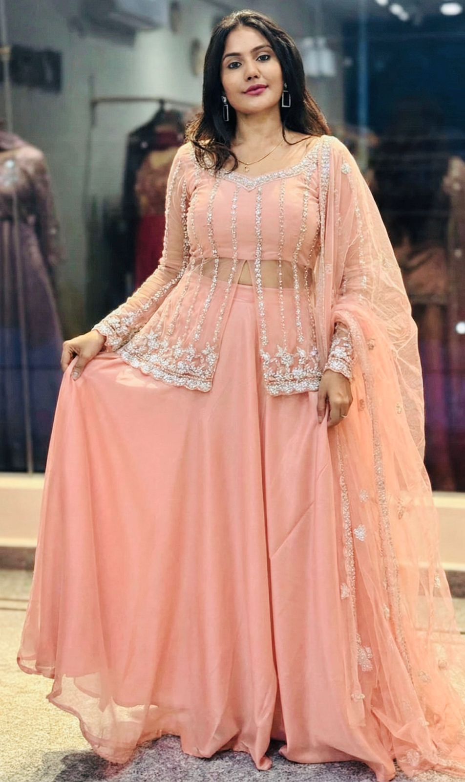 Zeenat Pearl Lehenga