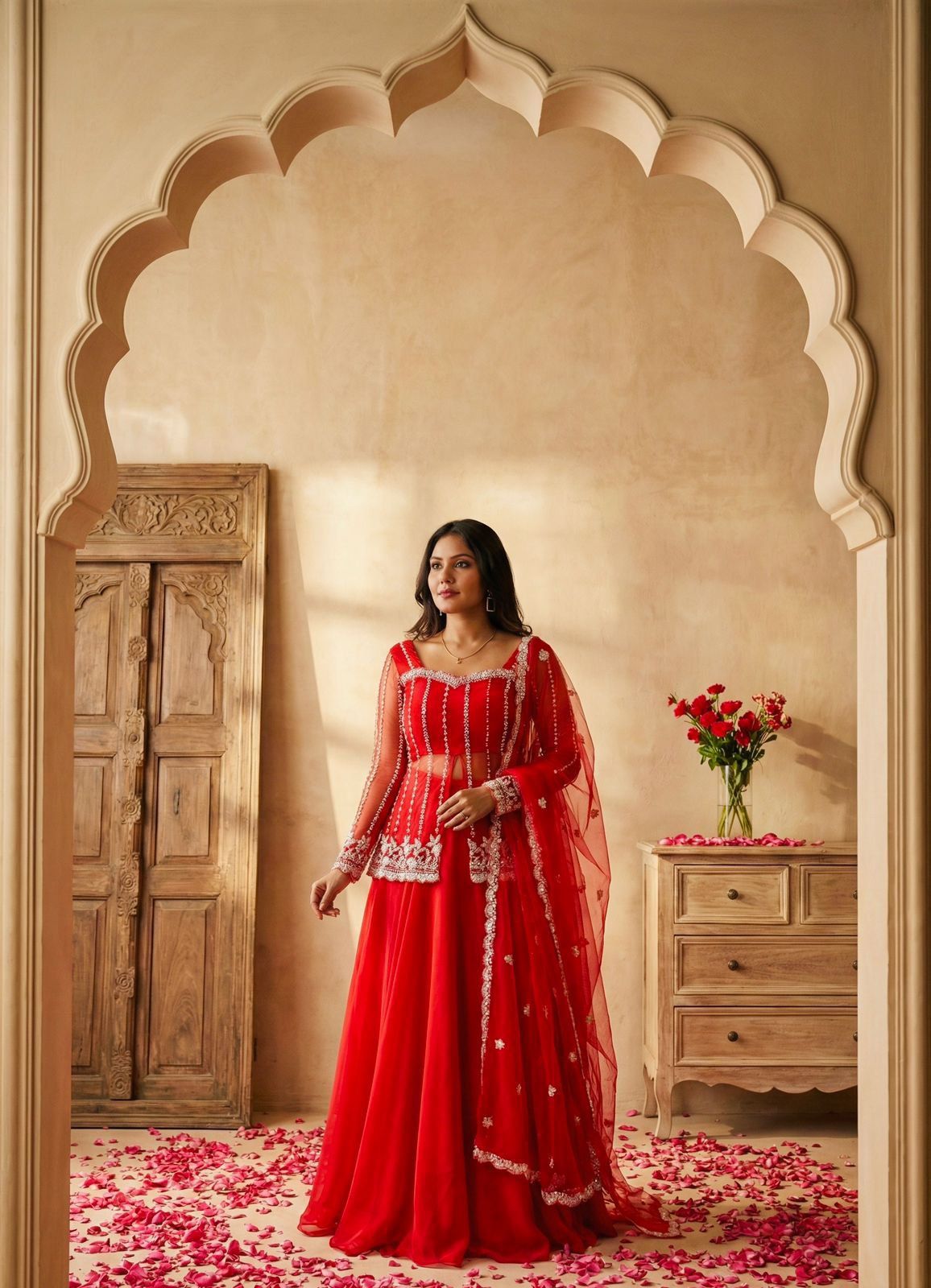 Zeenat Pearl Lehenga