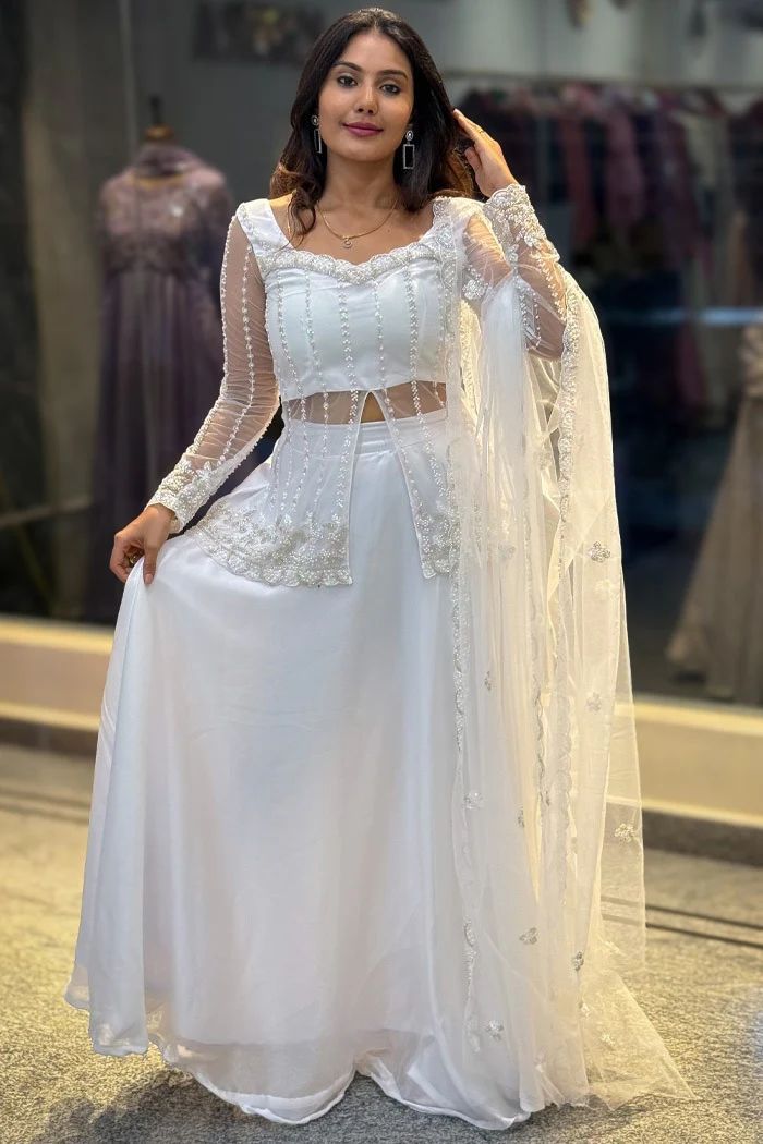 Zeenat Pearl Lehenga