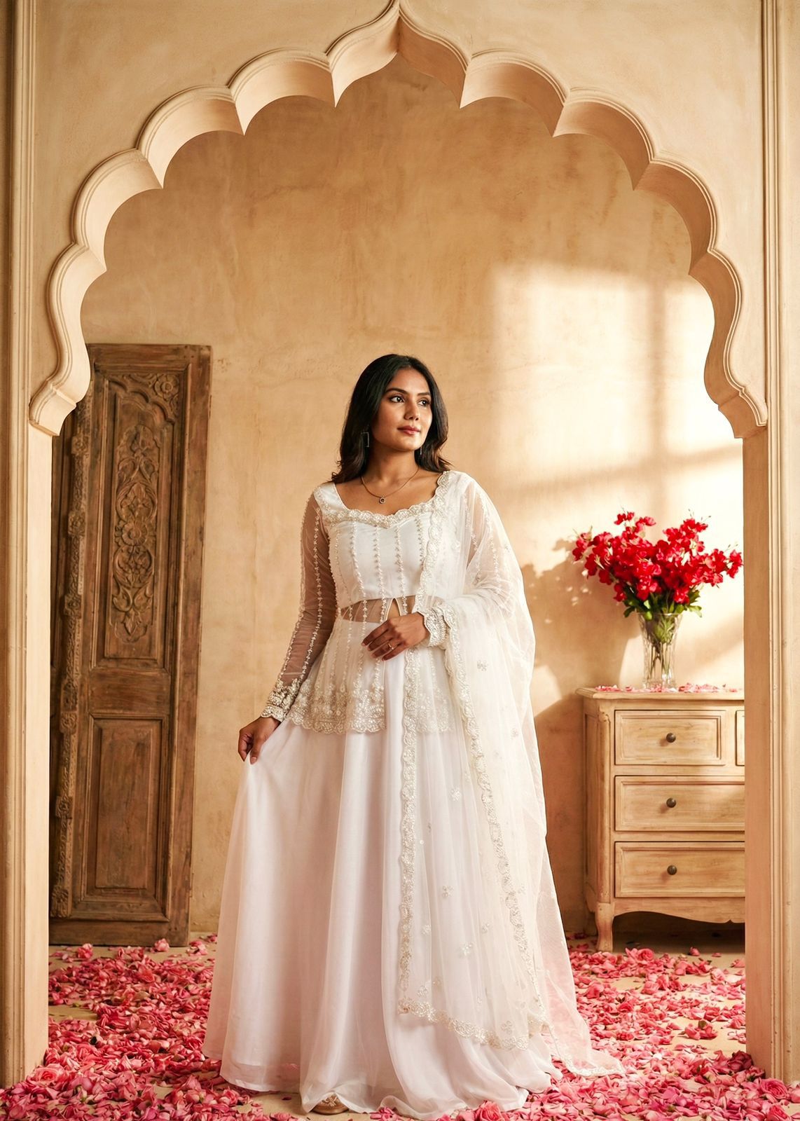 Zeenat Pearl Lehenga