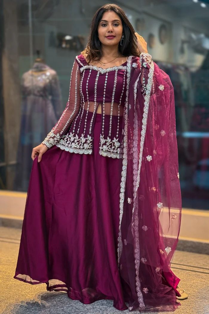 Zeenat Pearl Lehenga