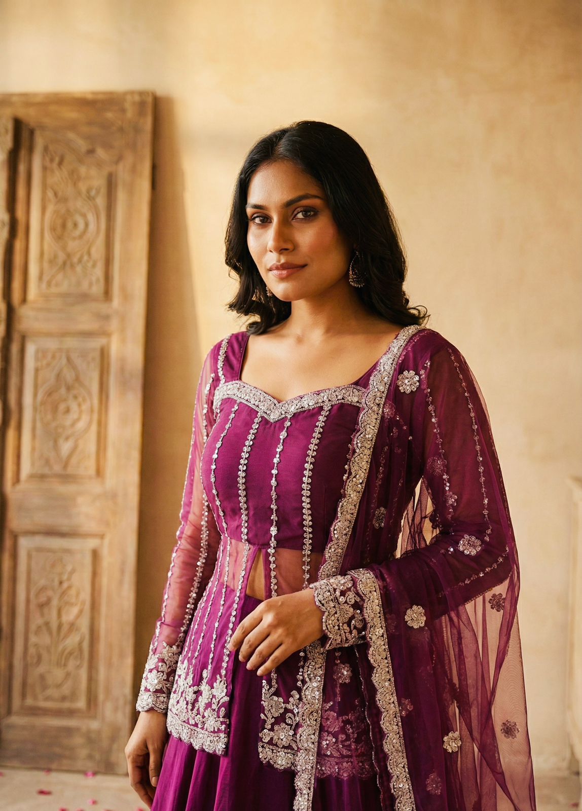 Zeenat Pearl Lehenga