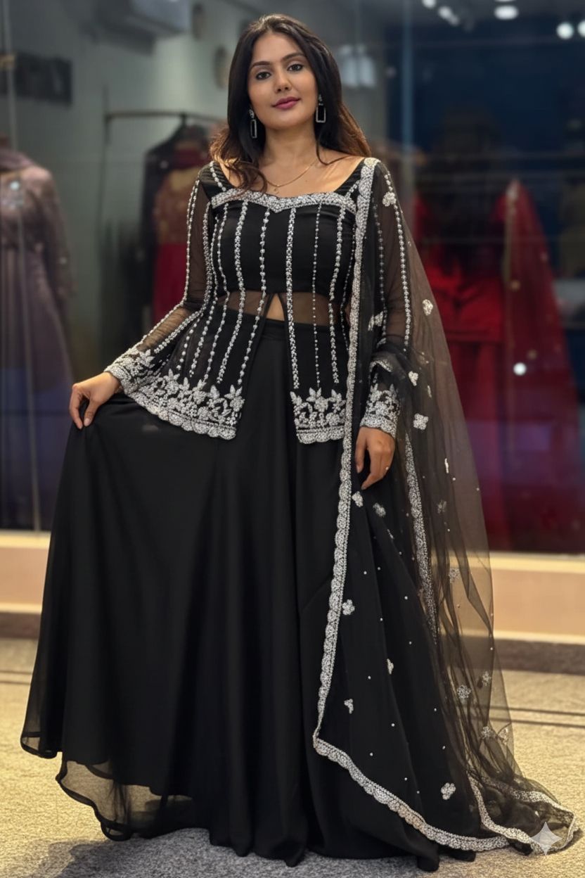 Zeenat Pearl Lehenga