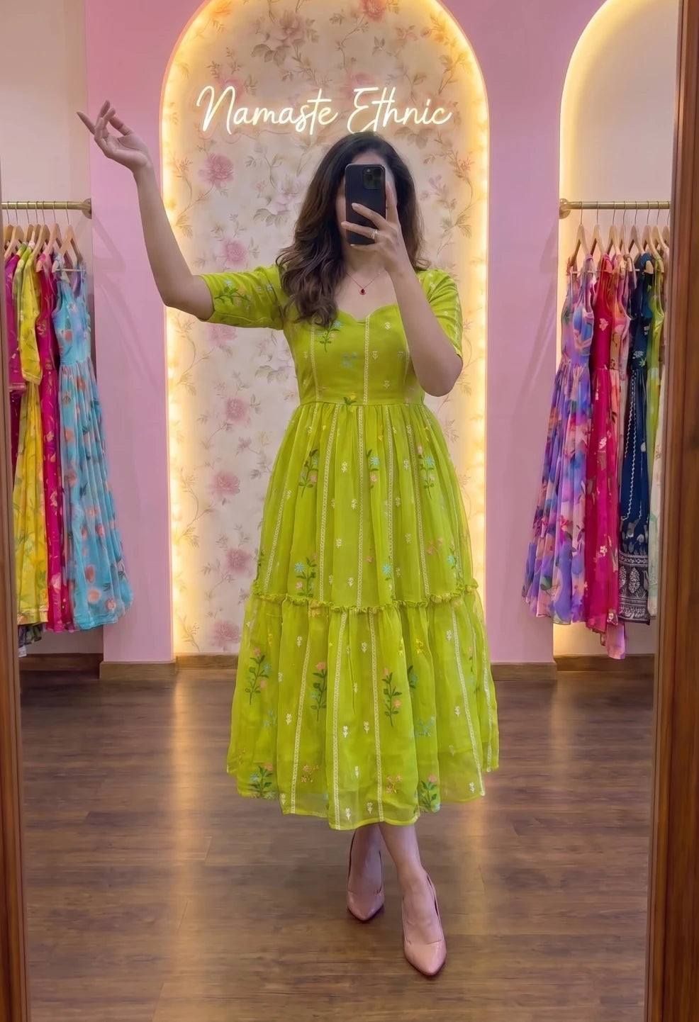 Yamini Neon Maxi