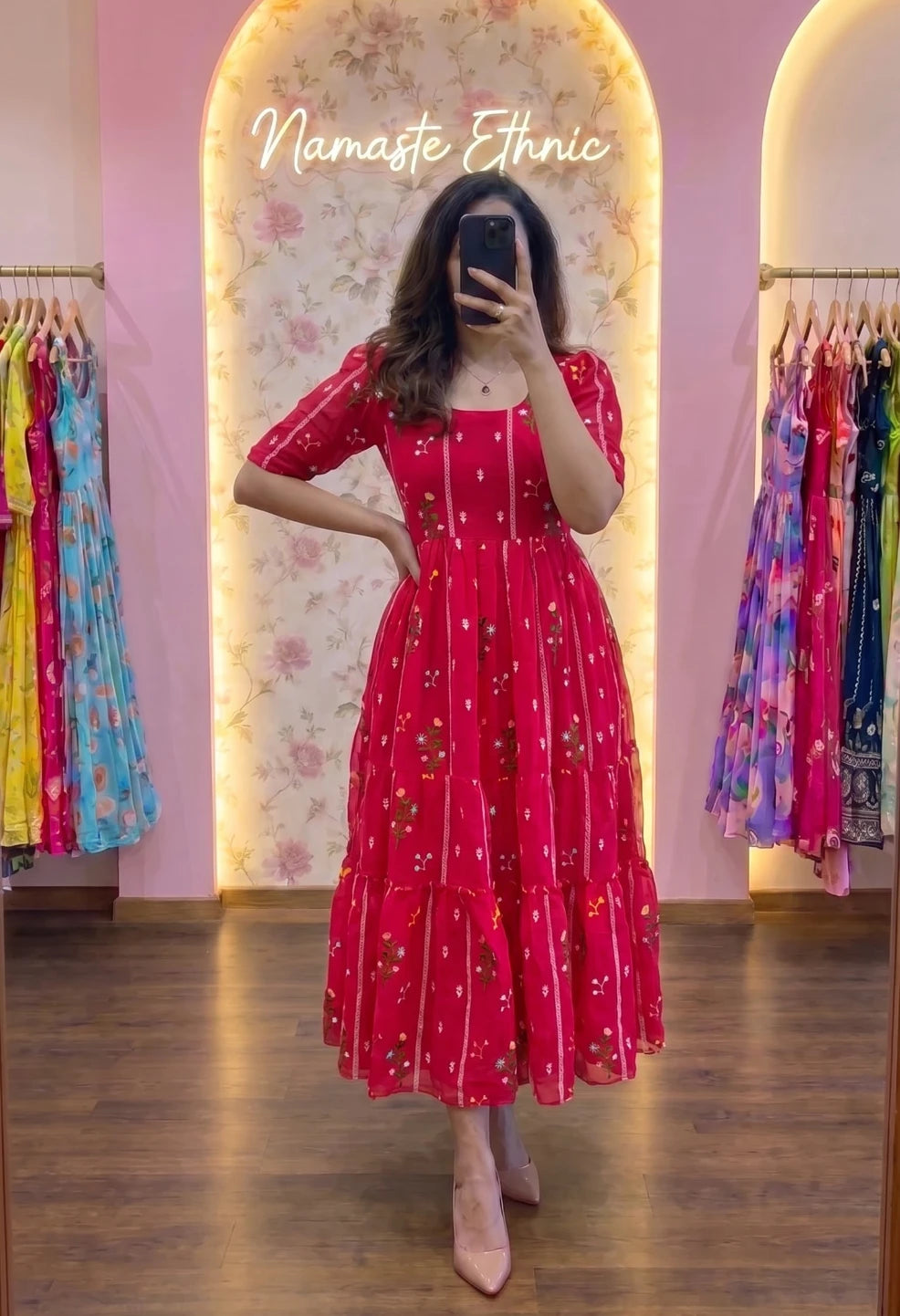 Yamini Pink Maxi