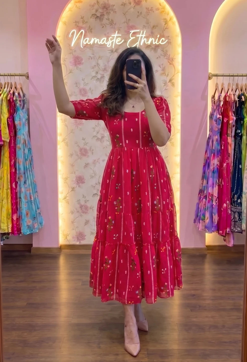 Yamini Pink Maxi