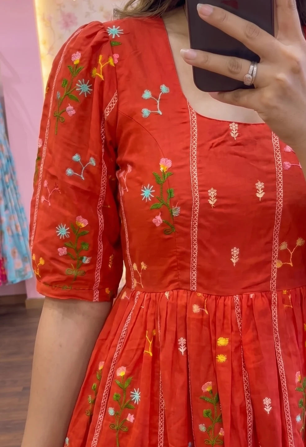 Yamini Rust Maxi