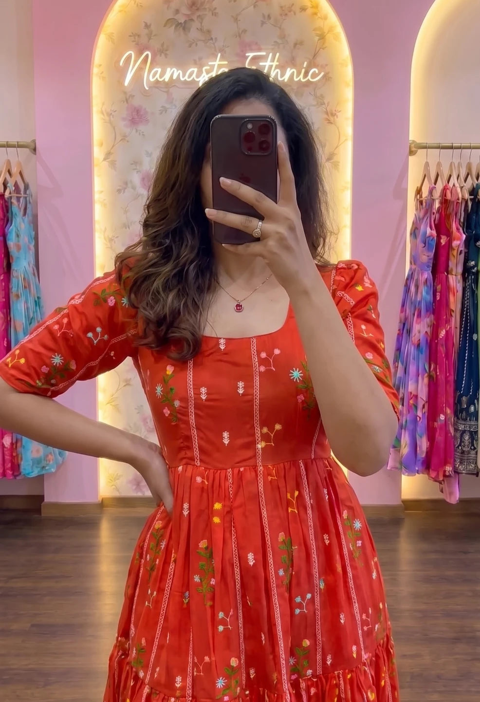 Yamini Rust Maxi
