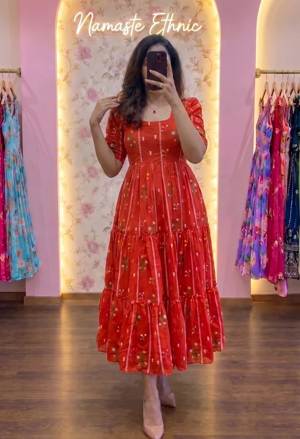 Yamini Rust Maxi