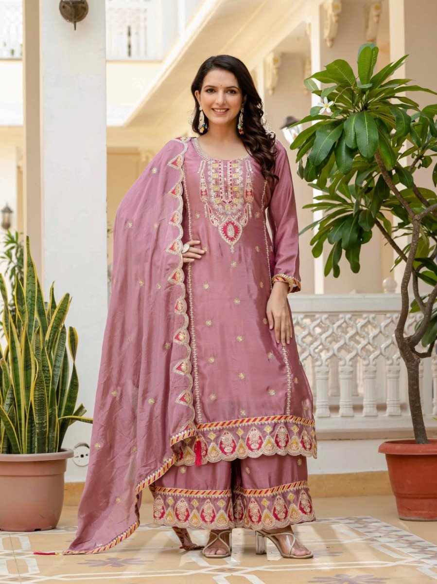 Rang Masti Pure Chinnon Dupatta Set