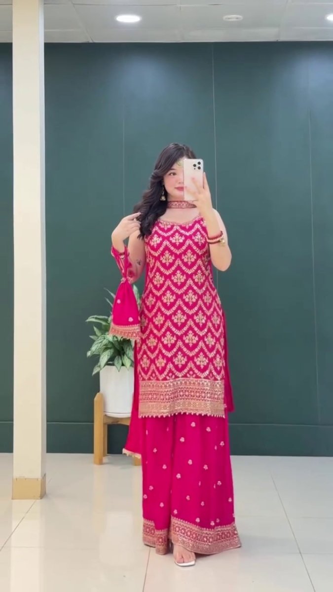 Nisha Sleeveless Sharara Set