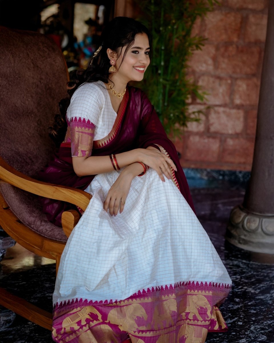 Kalyani Cotton Lehenga Choli Paired with Flowing Georgette Dupatta