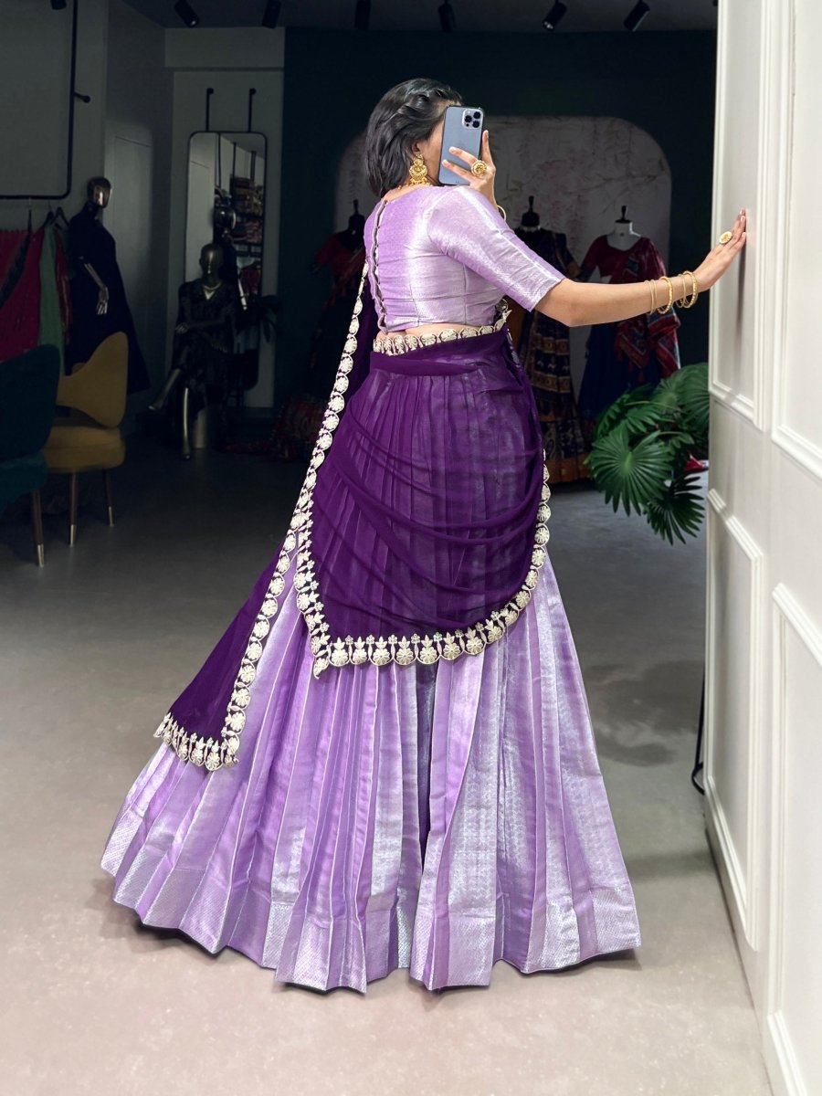 Jacquard Silk Lehenga Choli