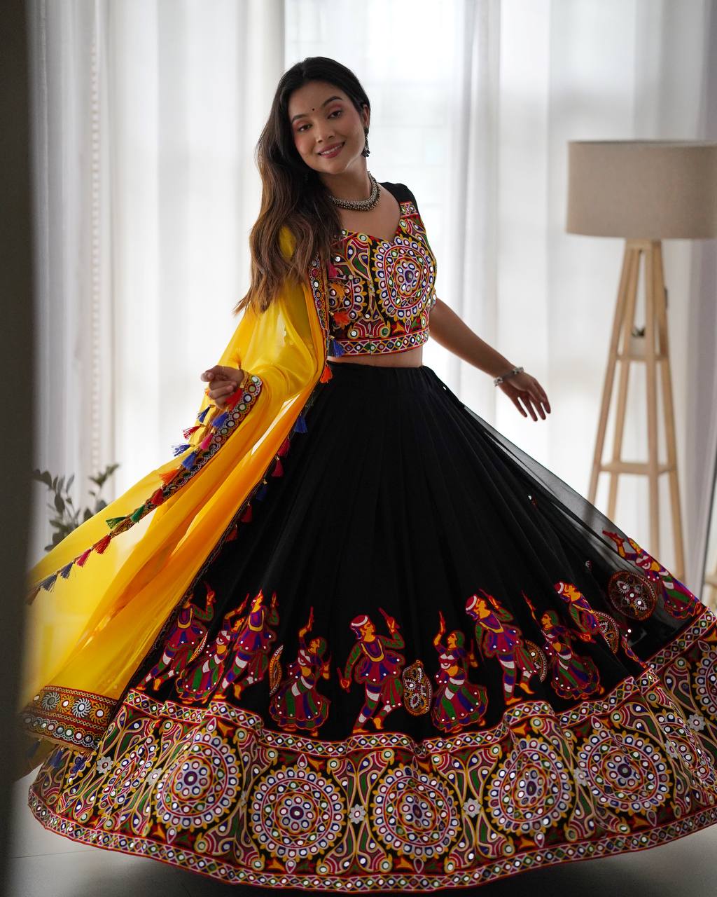 Navratri Special Stitched Lehenga Choli