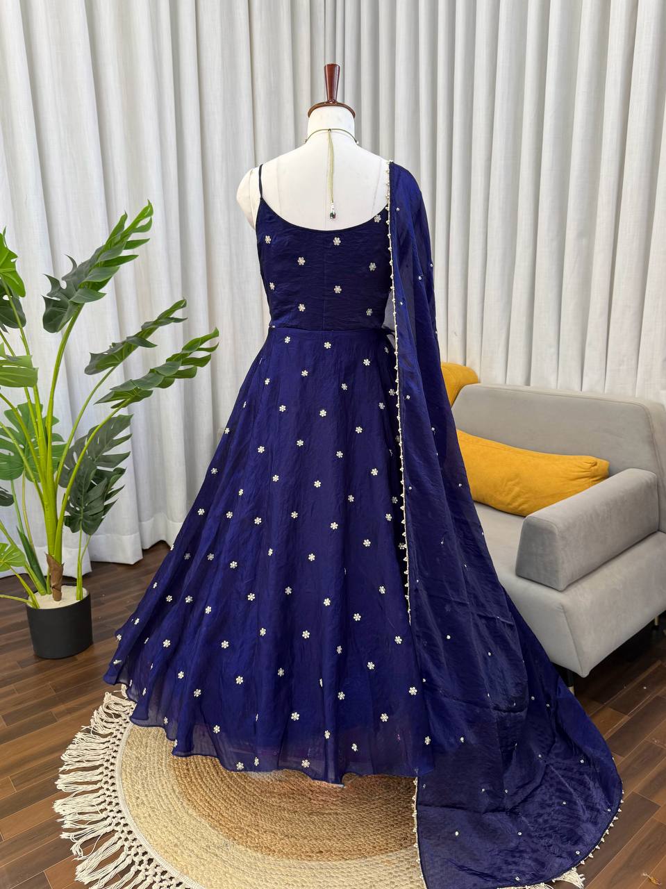 Rina Blue Grace Anarkali