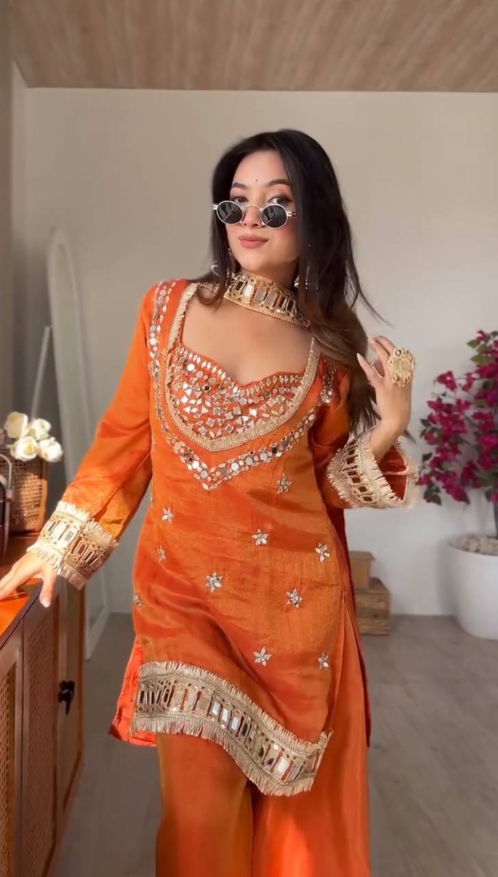 Mirror Kaftan Suit Set