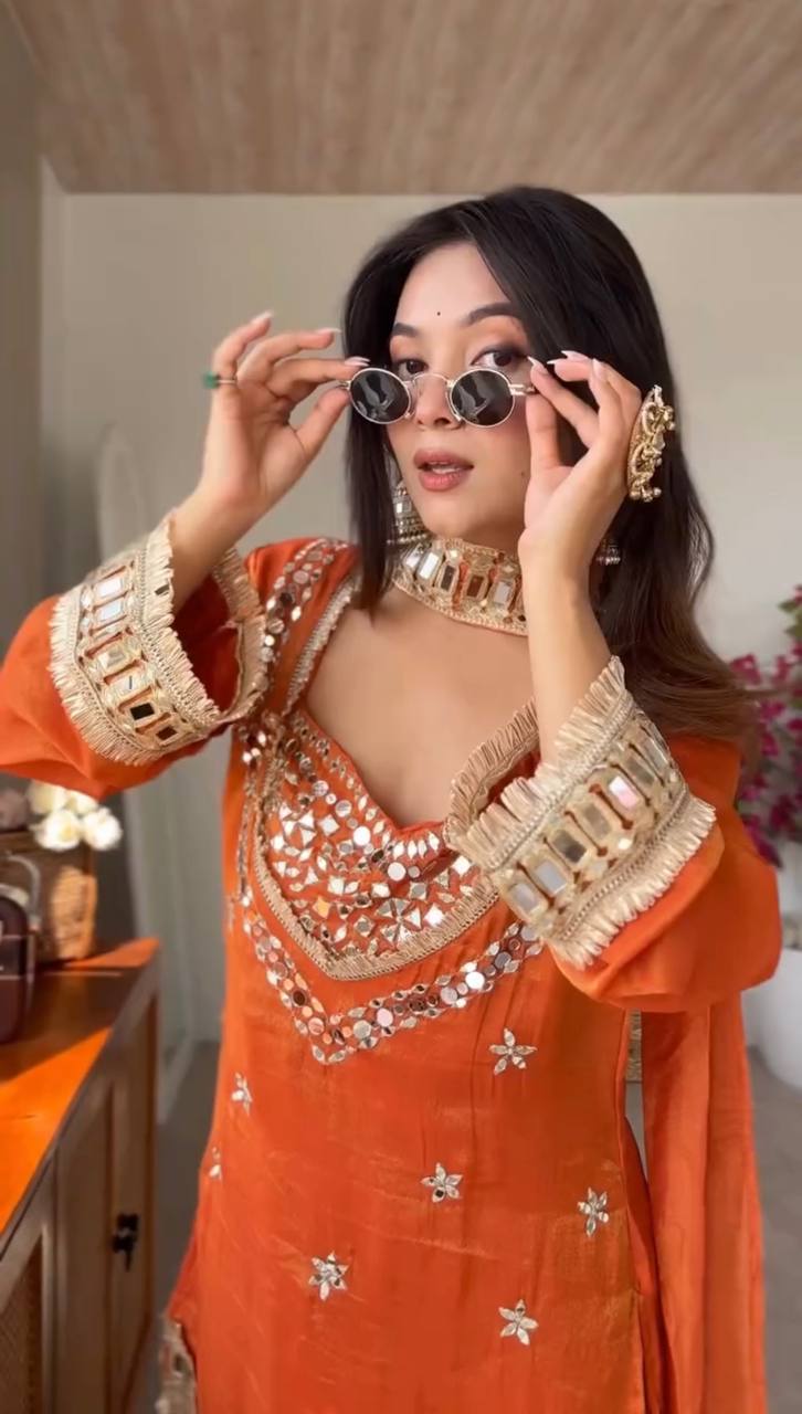 Mirror Kaftan Suit Set