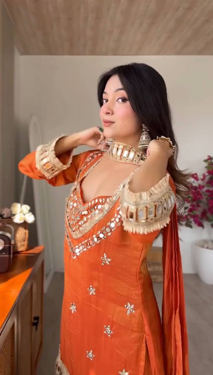Mirror Kaftan Suit Set