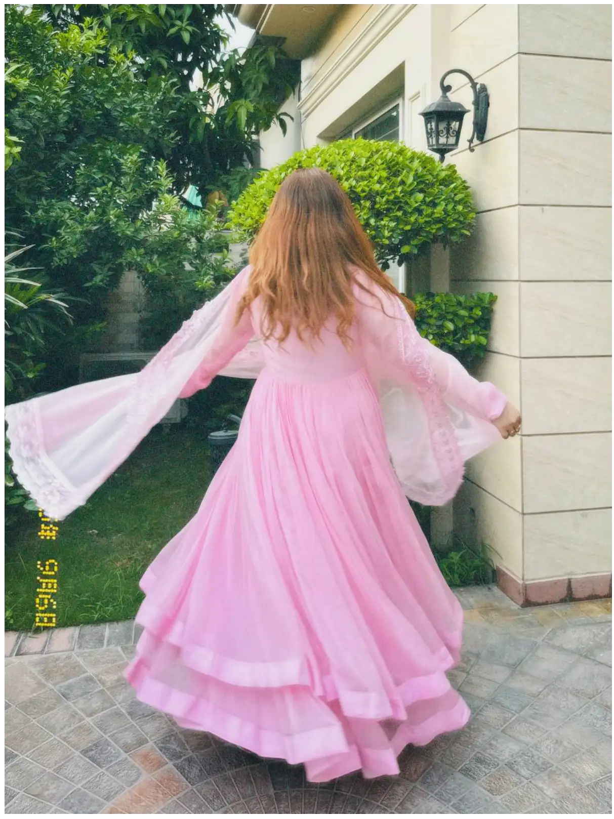 Rose Swan Anarkali