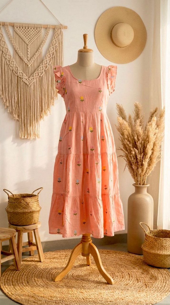 Peach Frock