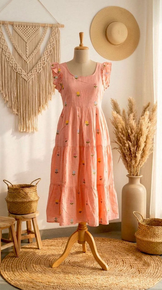 Peach Frock